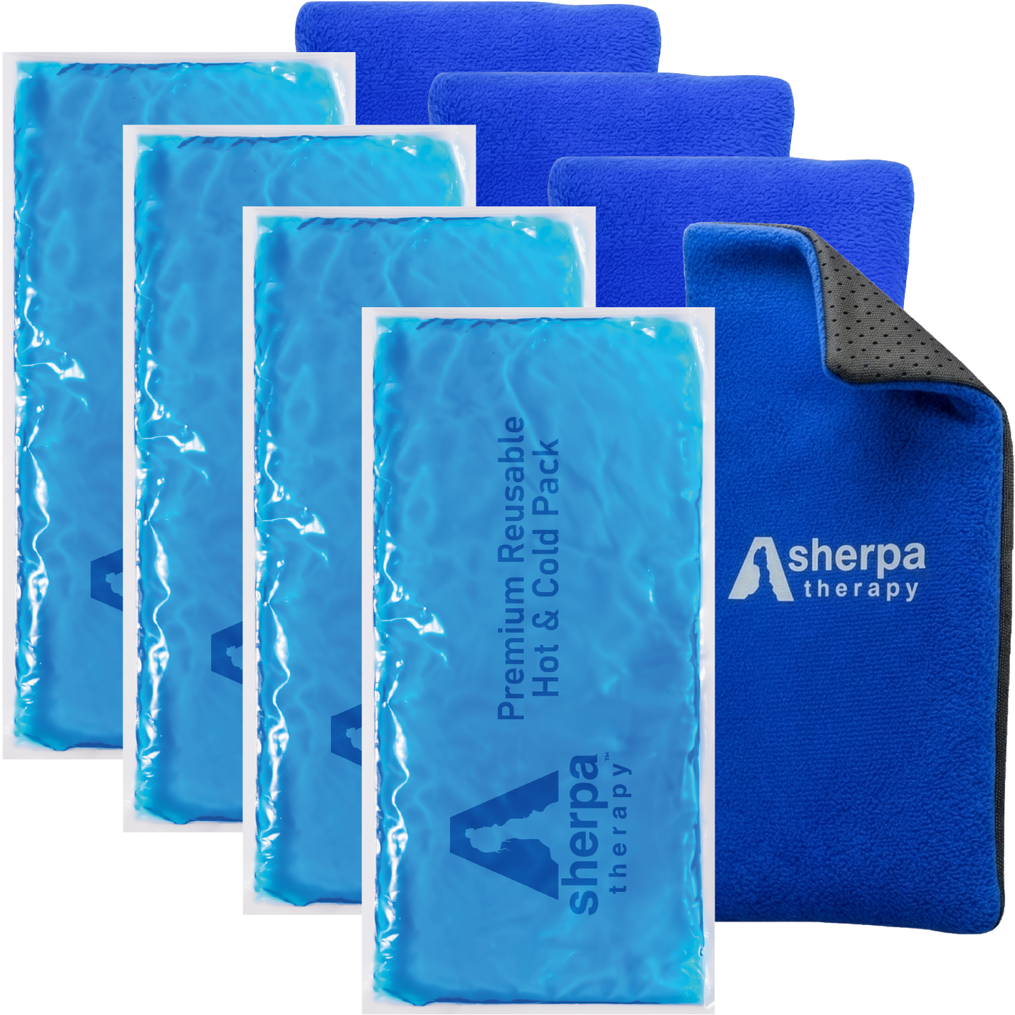 Everyday Hot & Cold Gel Pack, Cover - 4 Pack